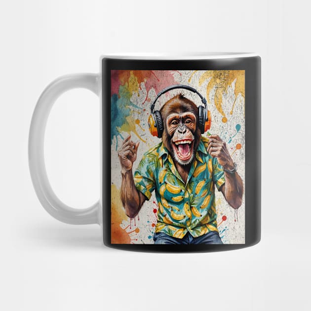 Funky Monkey Aloha: Tropical Groove by CoffeeBrainNW